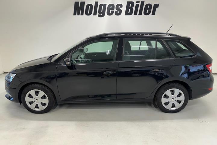 Sort Skoda Fabia fra 2019