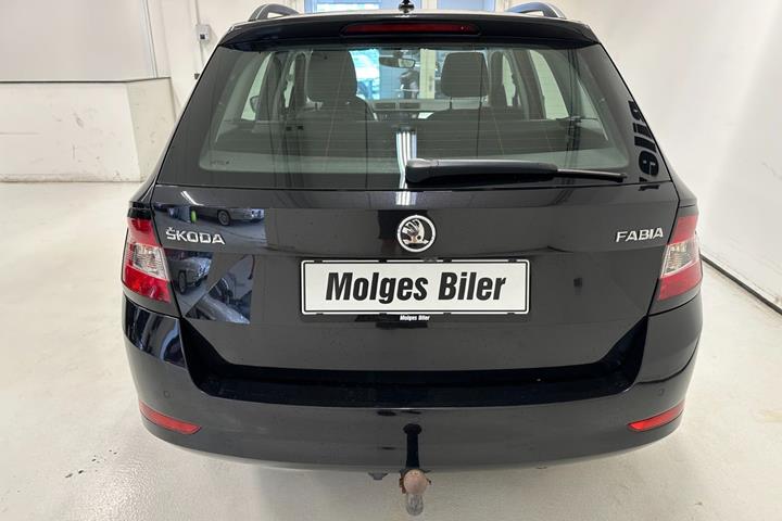 Sort Skoda Fabia fra 2019