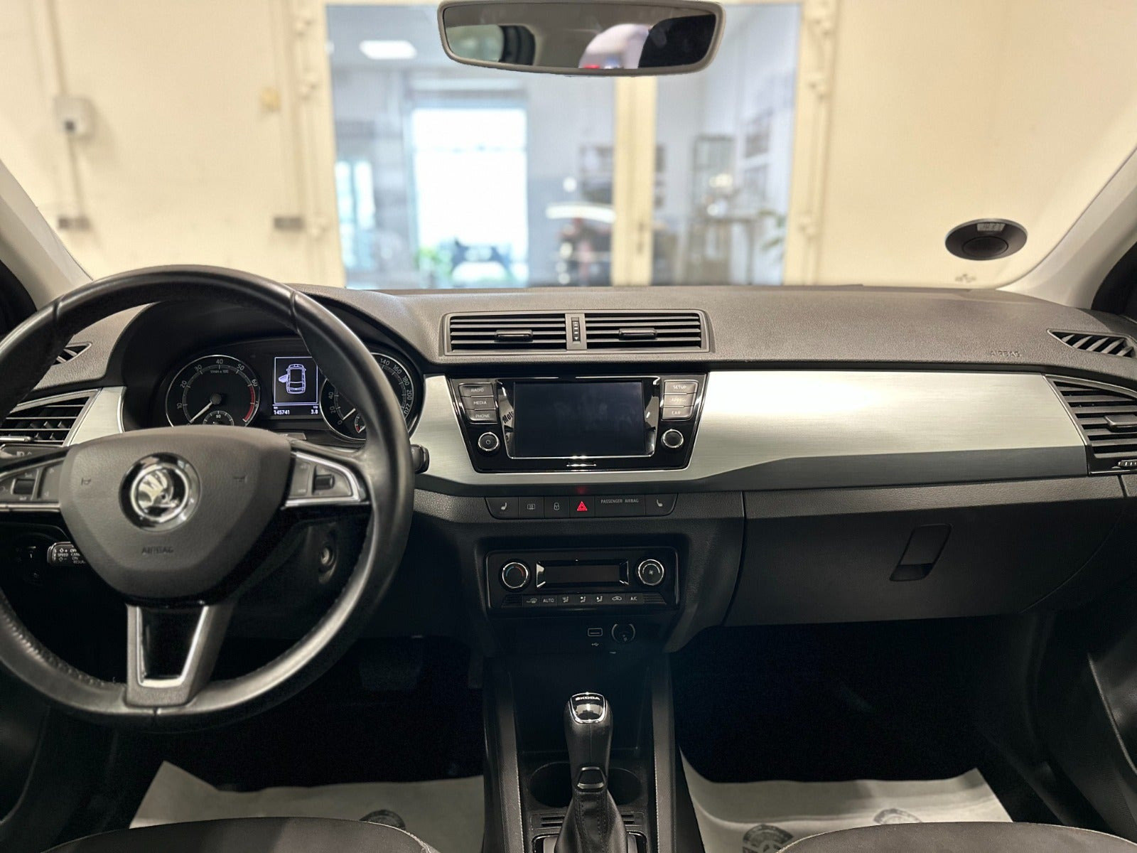 Sort Skoda Fabia fra 2019