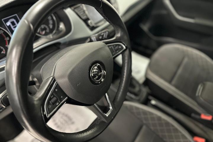 Sort Skoda Fabia fra 2019