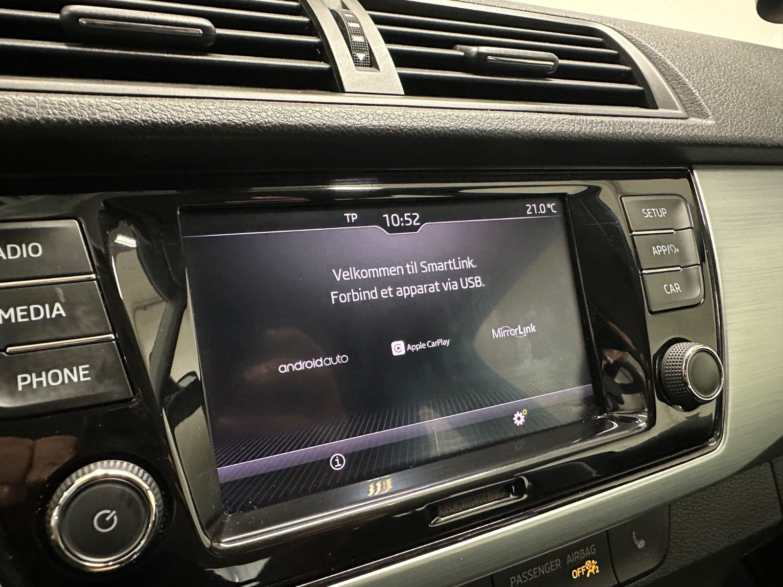 Sort Skoda Fabia fra 2019
