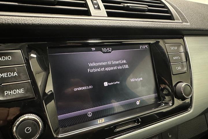 Sort Skoda Fabia fra 2019