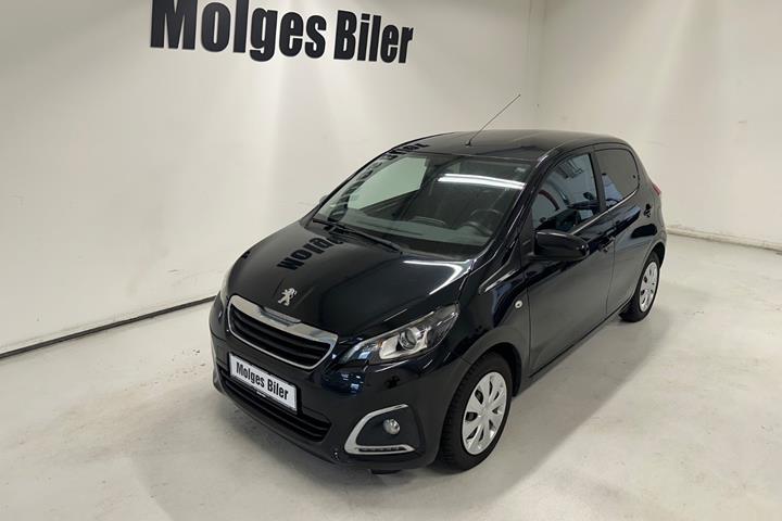 Sort Peugeot 108 fra 2017