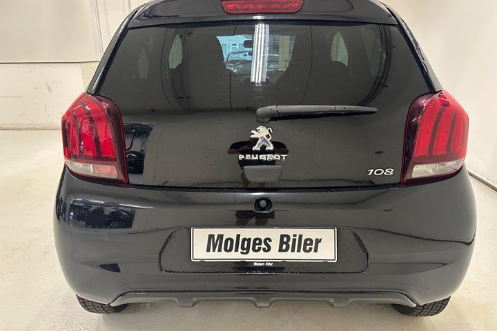 Sort Peugeot 108 fra 2017