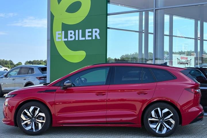 Rød Skoda Enyaq fra 2026
