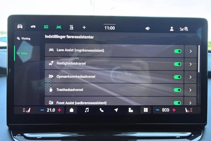 Rød Skoda Enyaq fra 2026