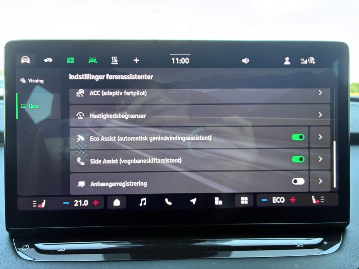 Rød Skoda Enyaq fra 2026