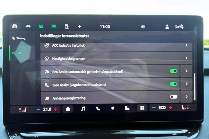 Rød Skoda Enyaq fra 2026