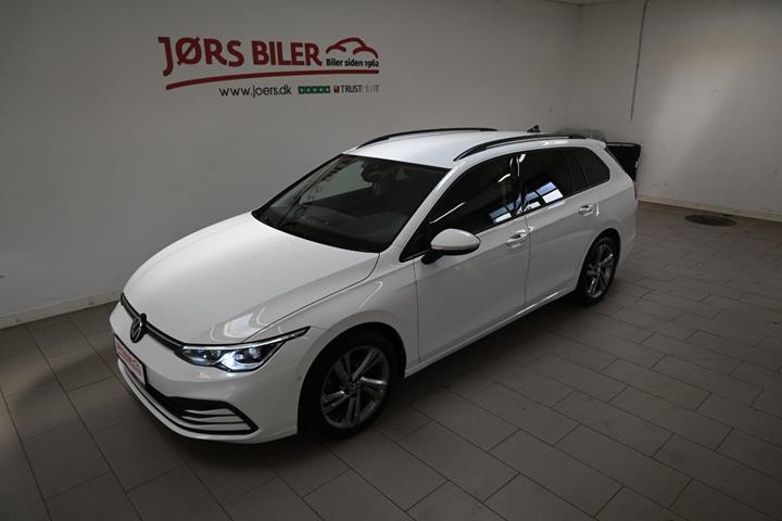 Hvid VW Golf VIII fra 2021