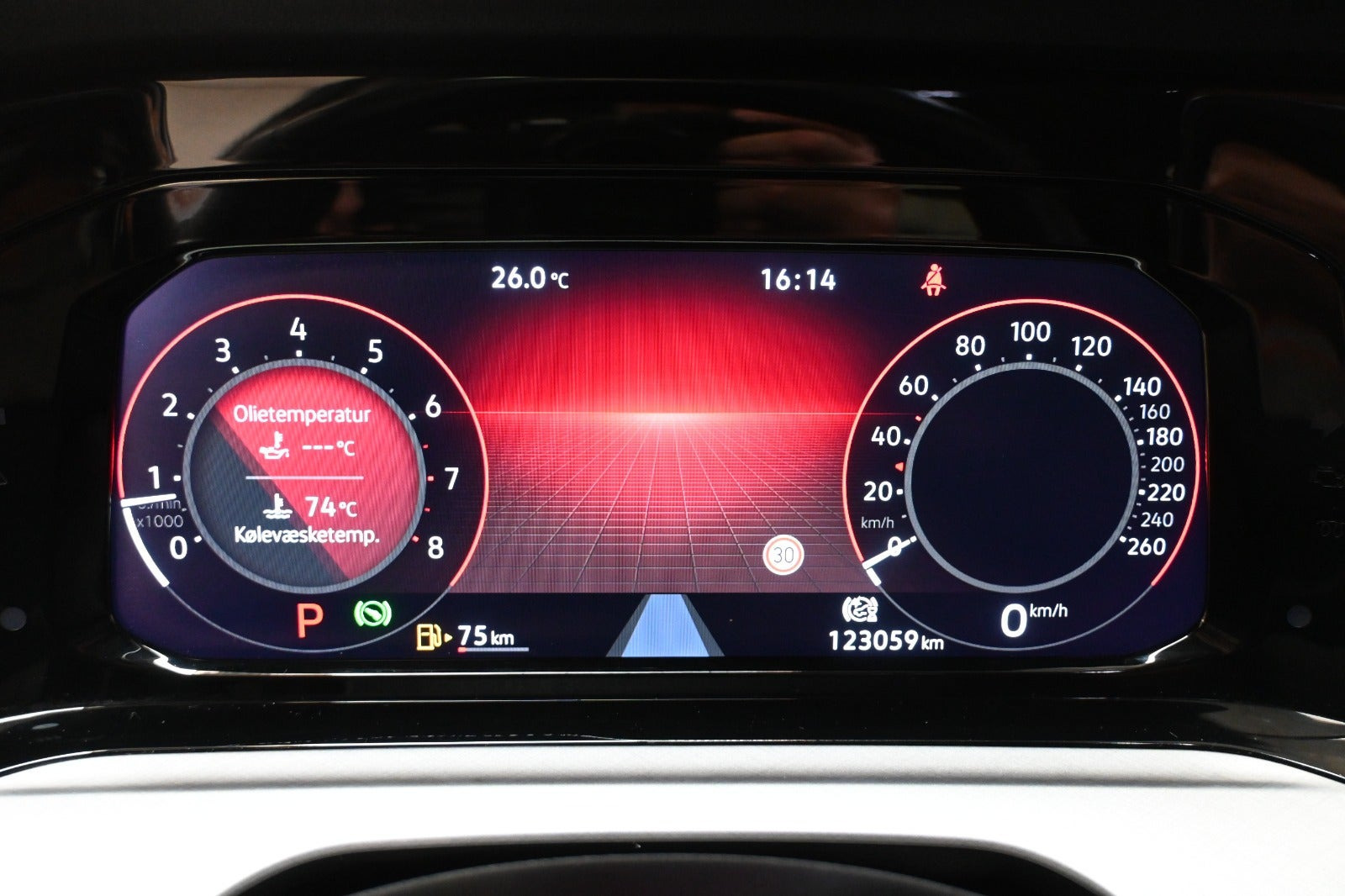 Hvid VW Golf VIII fra 2021