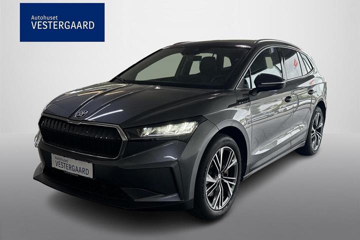 Grå Skoda Enyaq fra 2024