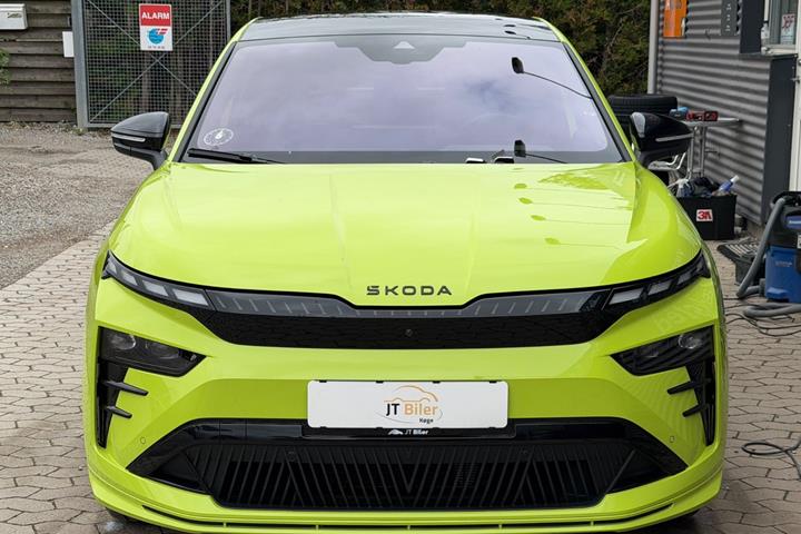 Grøn Skoda Enyaq fra 2026