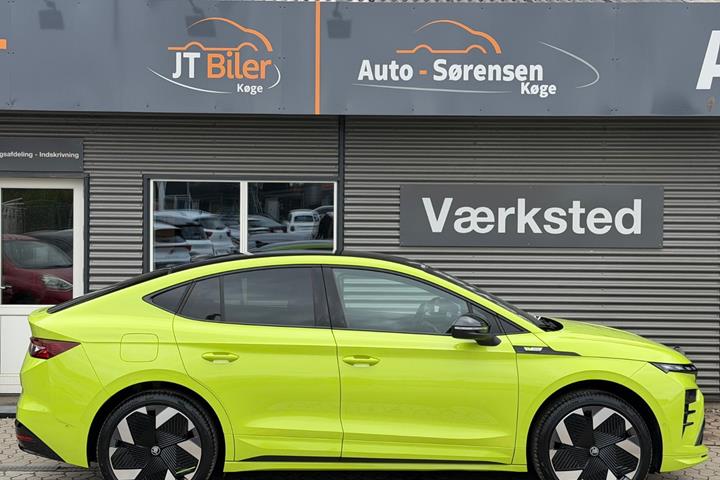 Grøn Skoda Enyaq fra 2026
