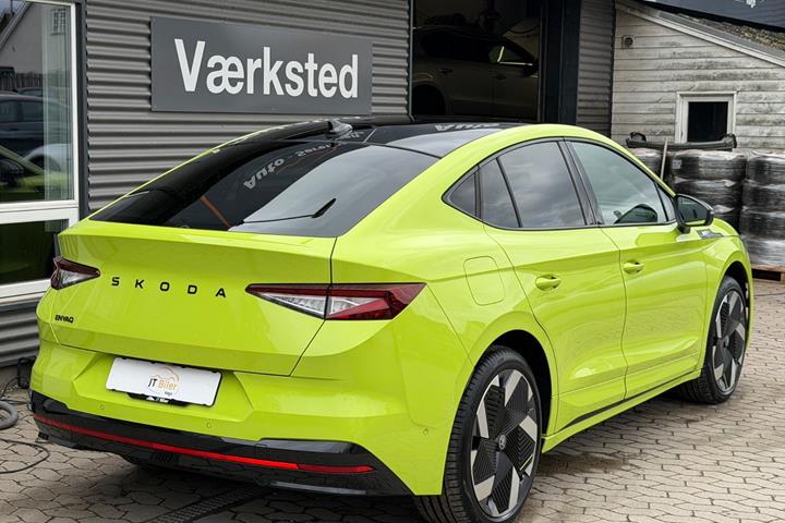 Grøn Skoda Enyaq fra 2026