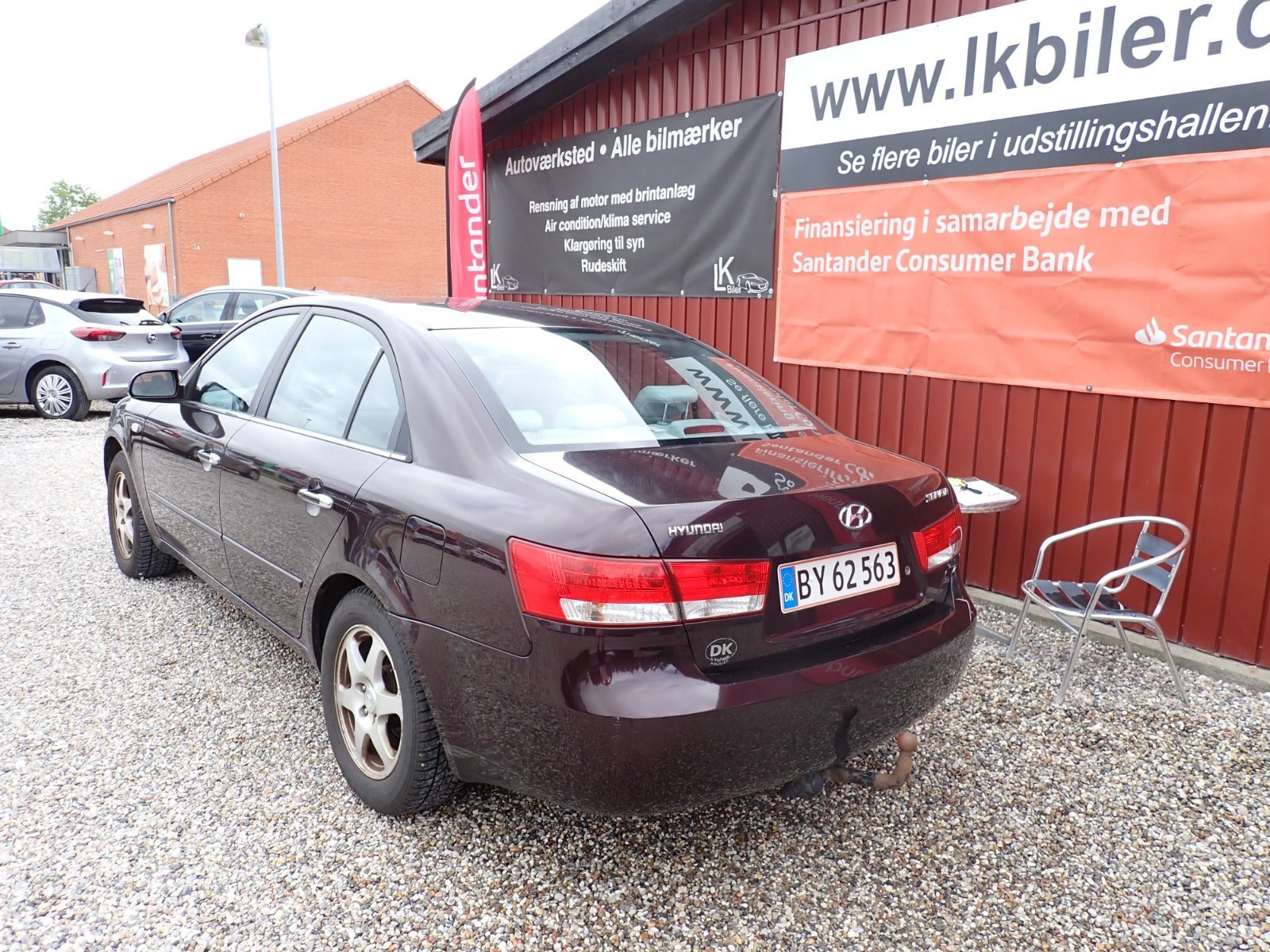 Grå Hyundai Sonata fra 2005