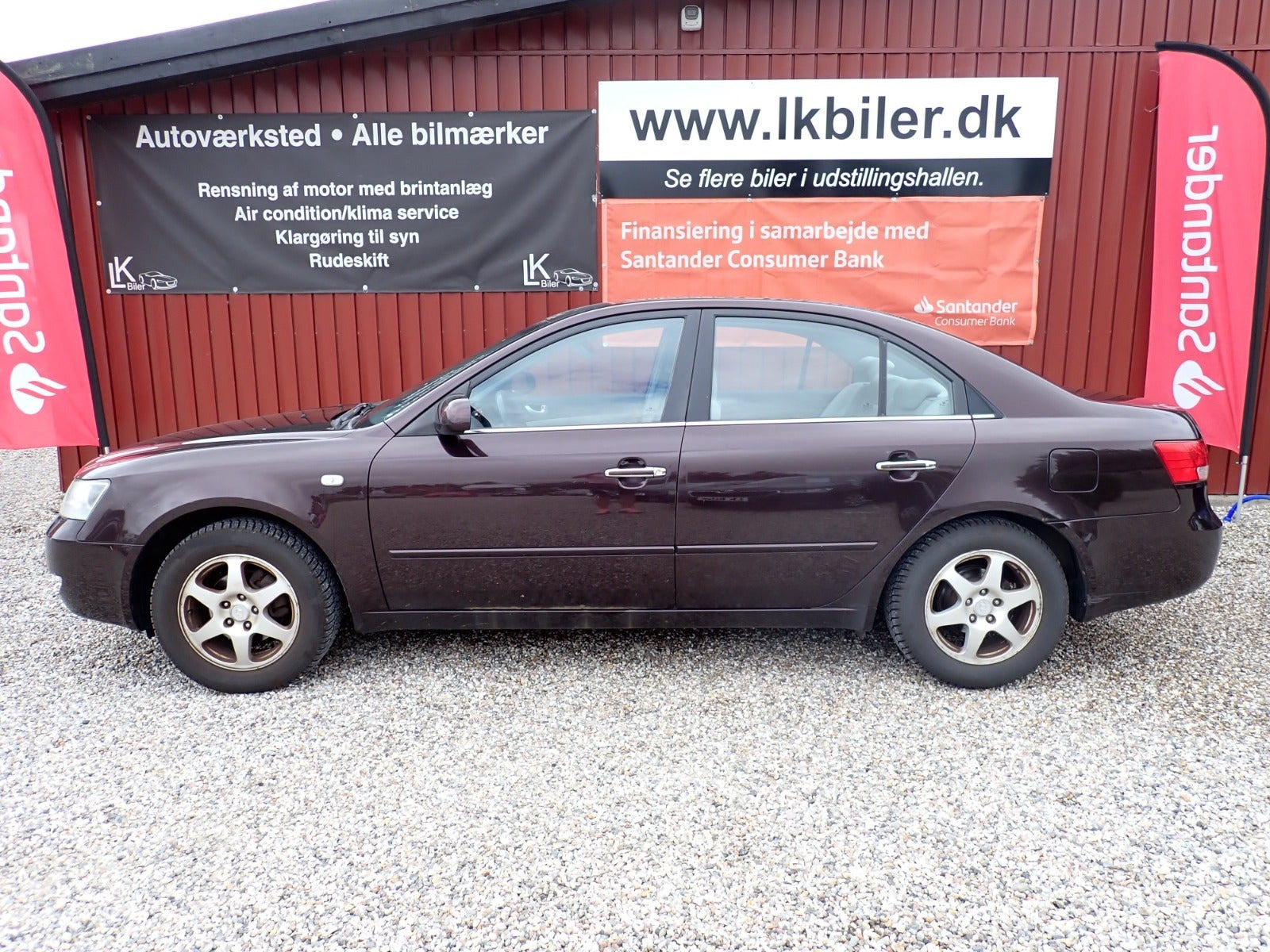 Grå Hyundai Sonata fra 2005