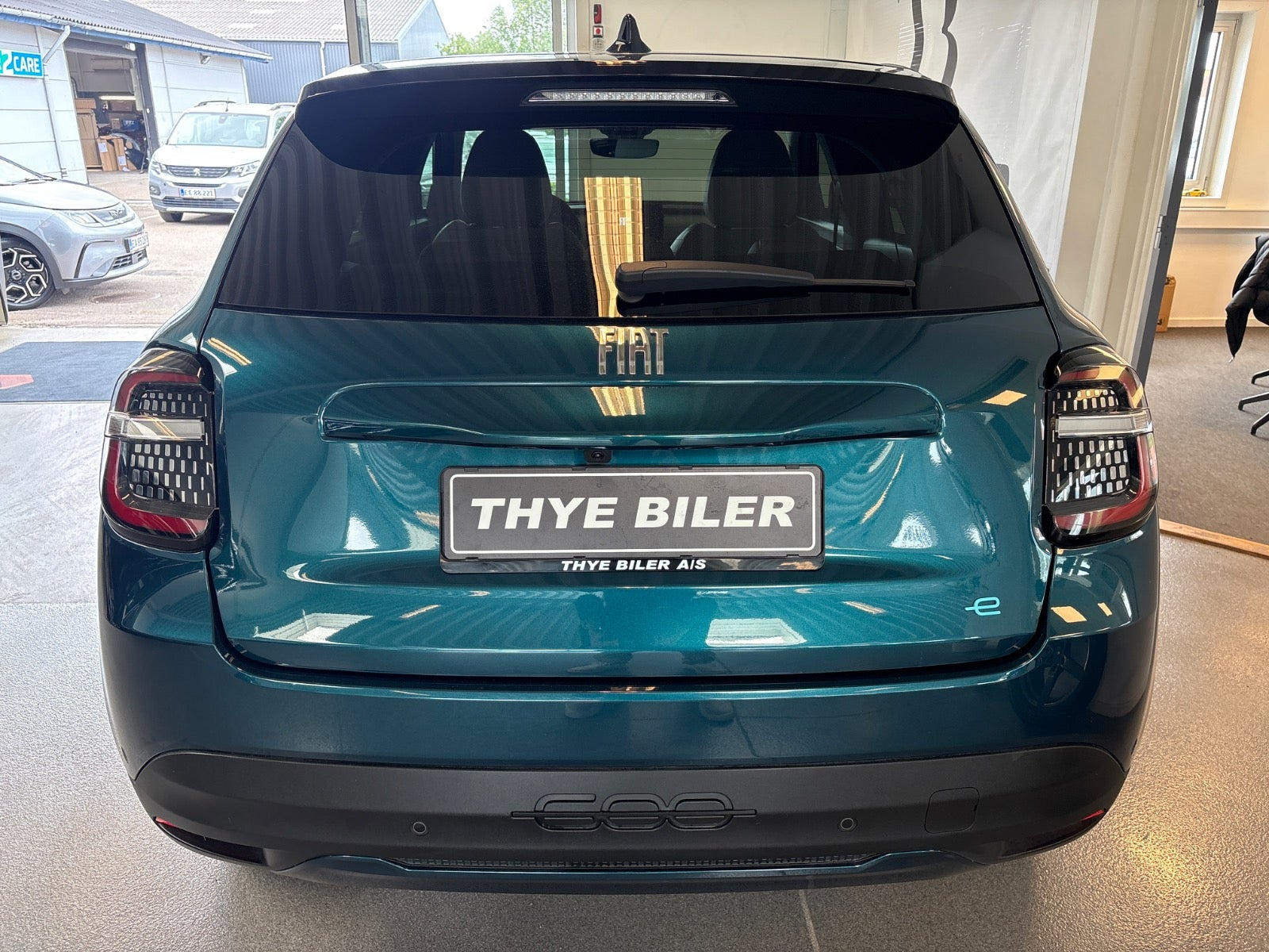Grøn Fiat 600e fra 2024