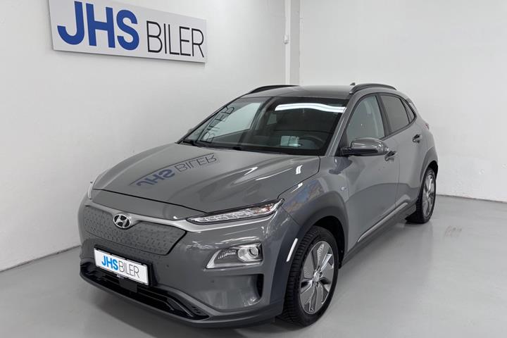 Grå Hyundai Kona fra 2020