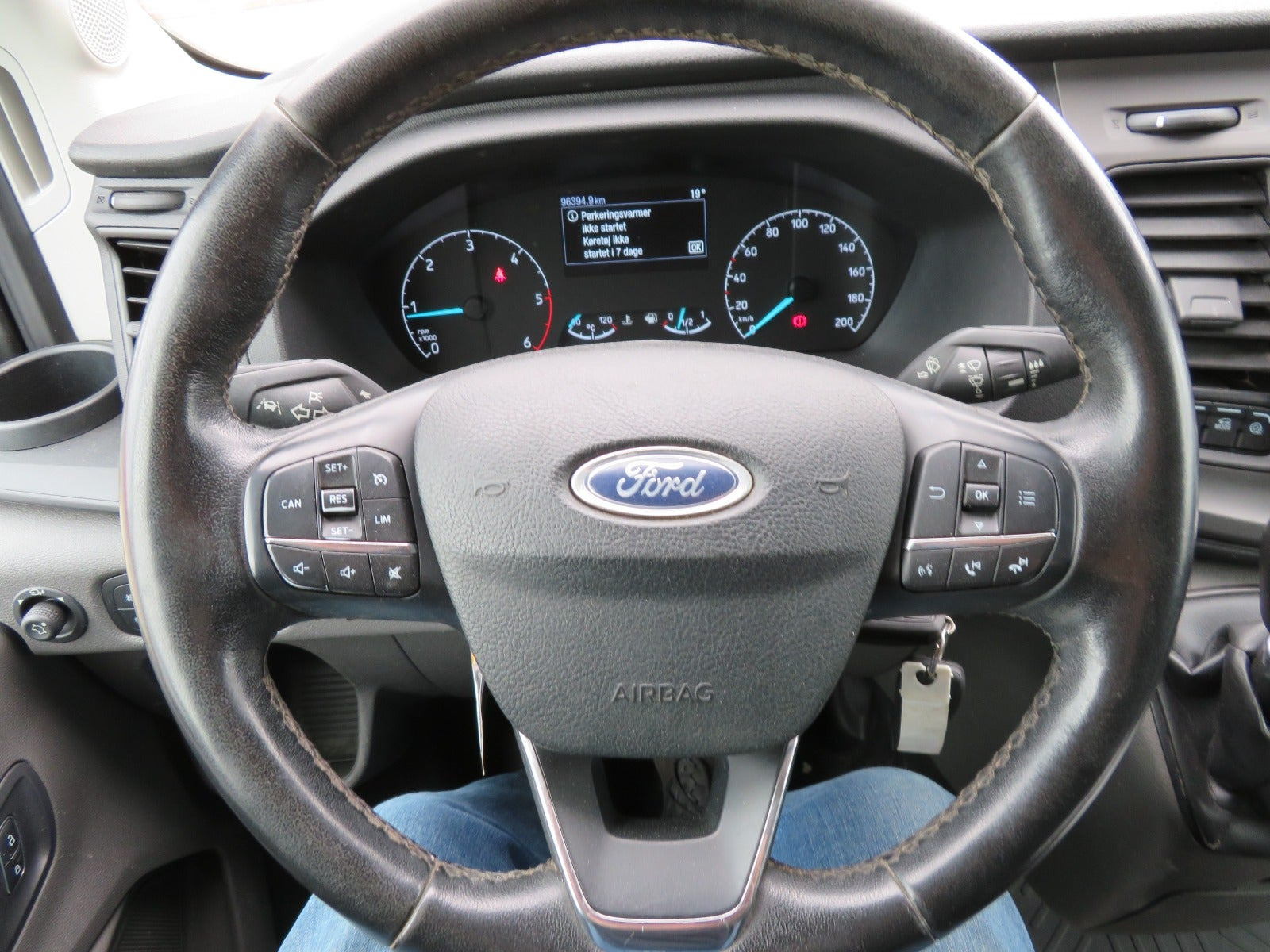 Grå Ford Transit 350 L3 Van fra 2021