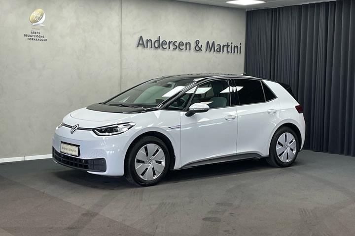 Hvid VW ID.3 fra 2021