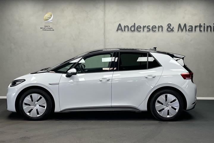 Hvid VW ID.3 fra 2021