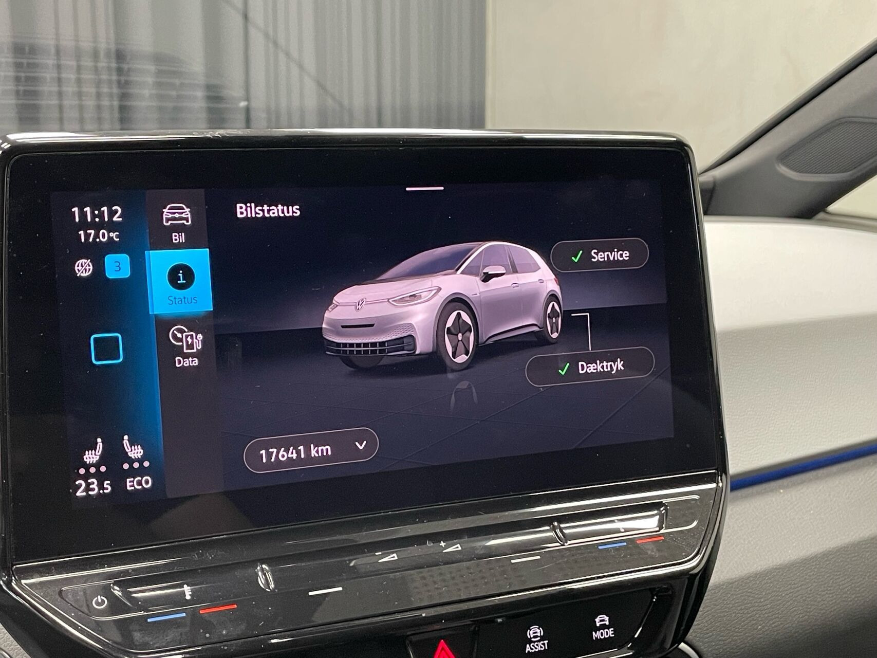 Hvid VW ID.3 fra 2021