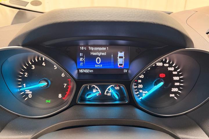 Sort Ford Kuga fra 2016