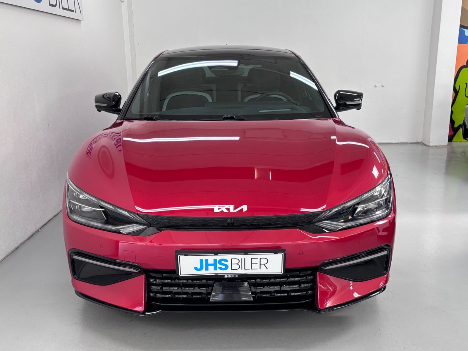Rød Kia EV6 fra 2024