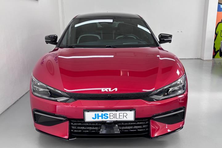 Rød Kia EV6 fra 2024