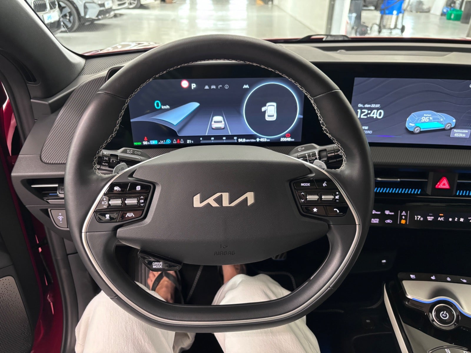Rød Kia EV6 fra 2024