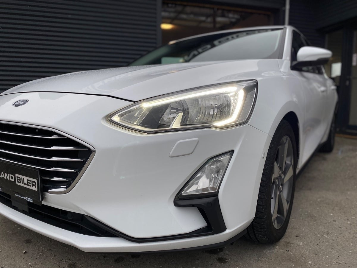 Hvid Ford Focus fra 2019