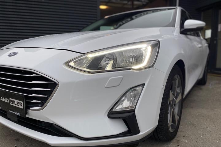 Hvid Ford Focus fra 2019