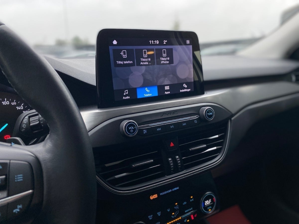 Hvid Ford Focus fra 2019