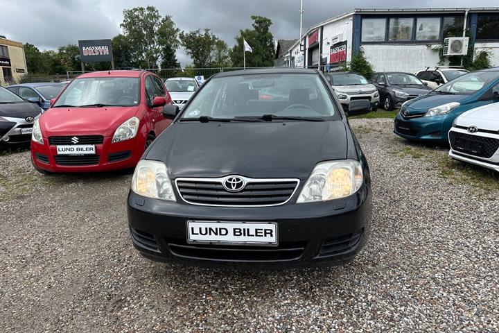 Sort Toyota Corolla fra 2006