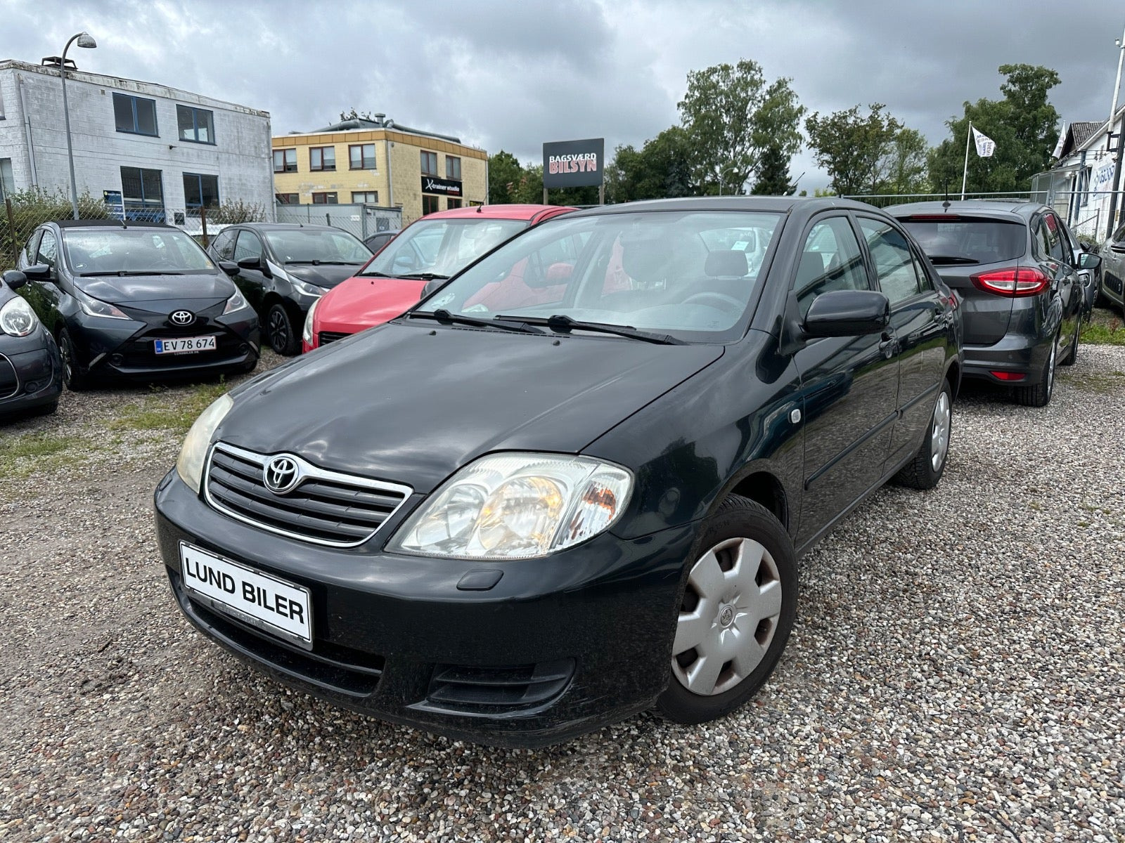 Sort Toyota Corolla fra 2006