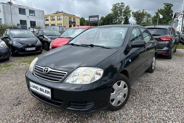 Sort Toyota Corolla fra 2006
