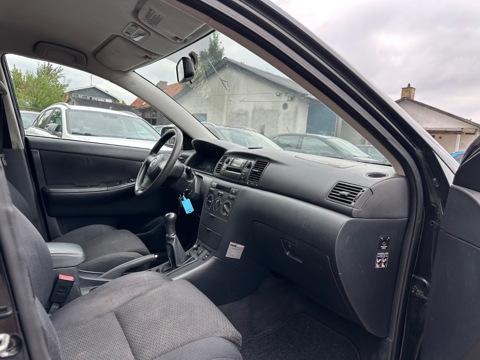 Sort Toyota Corolla fra 2006