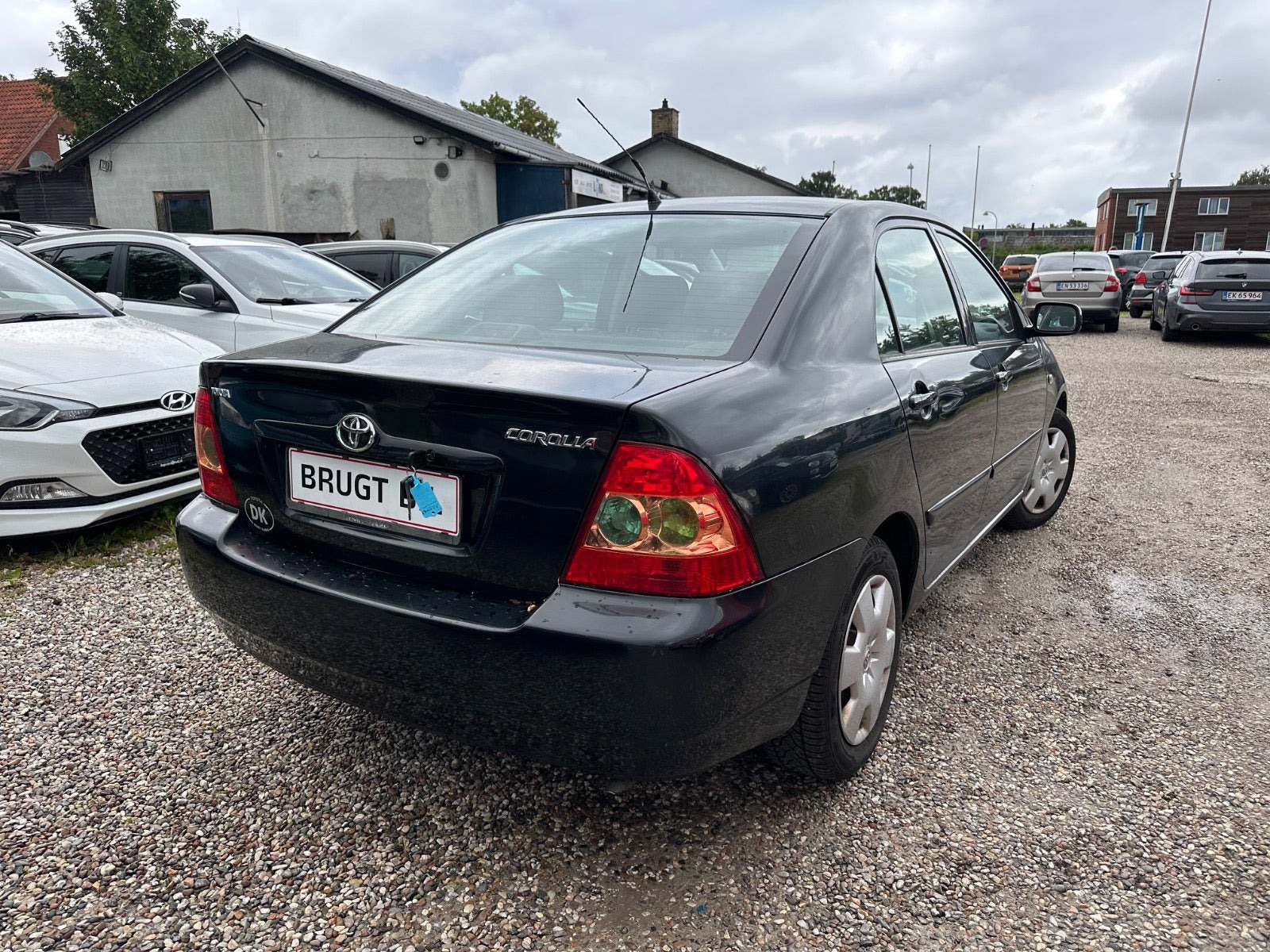 Sort Toyota Corolla fra 2006