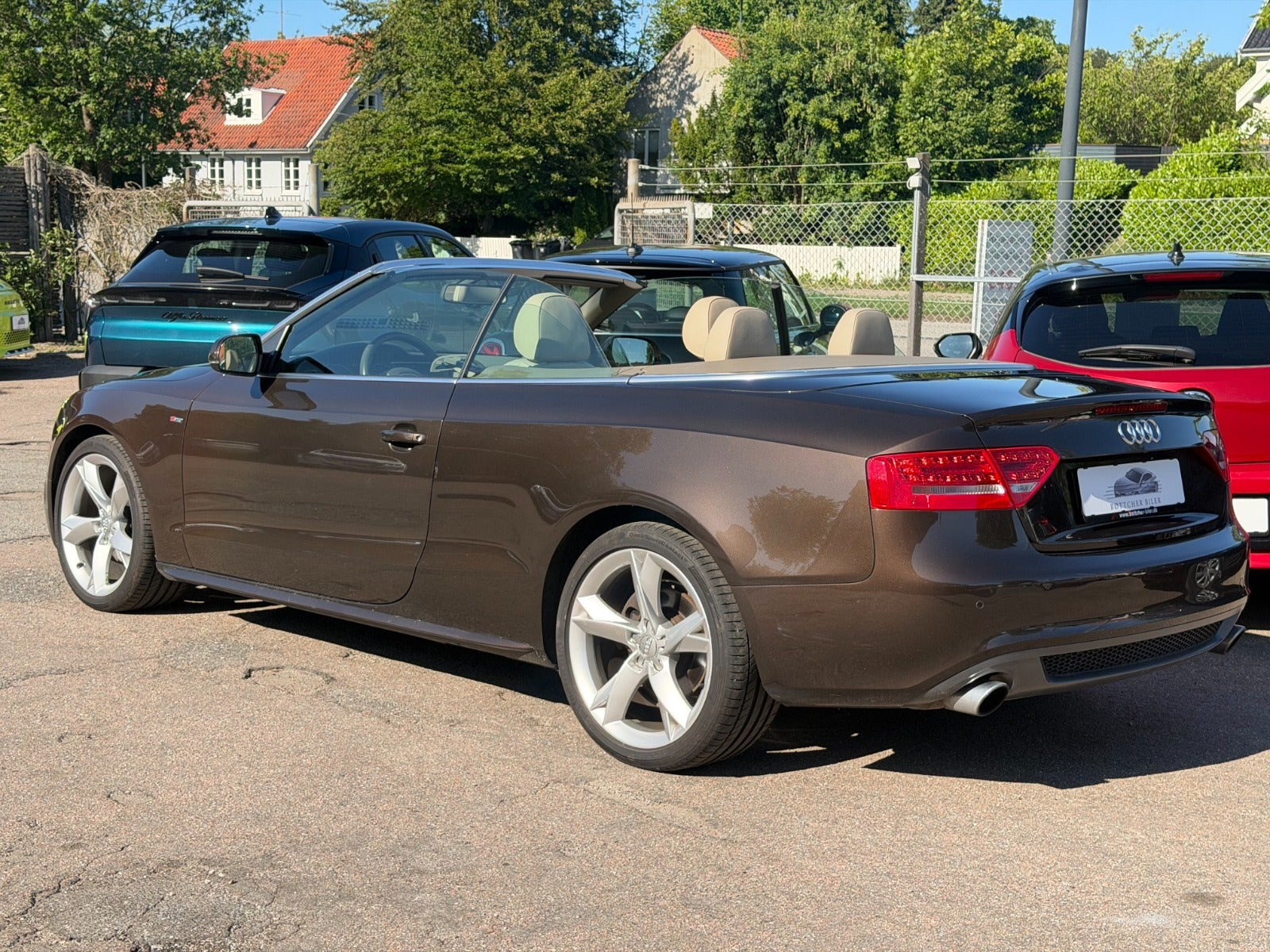 Brun Audi A5 fra 2010