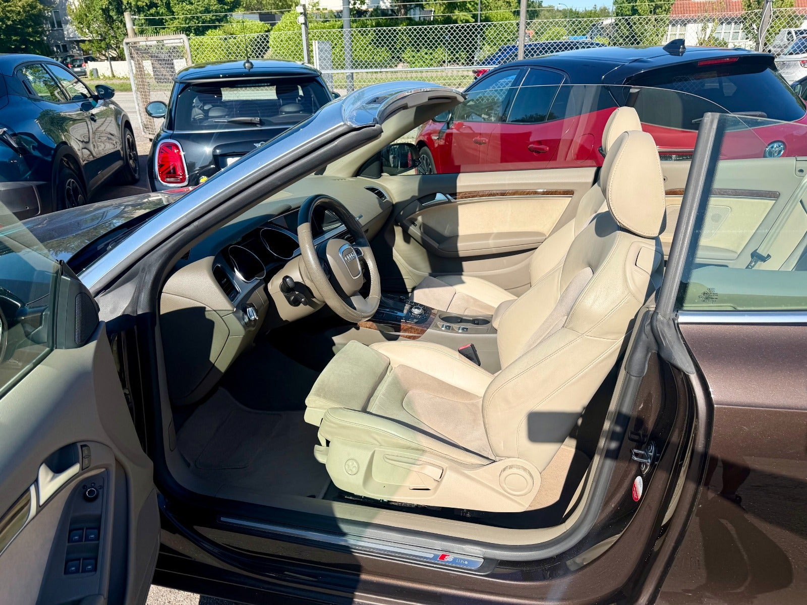 Brun Audi A5 fra 2010