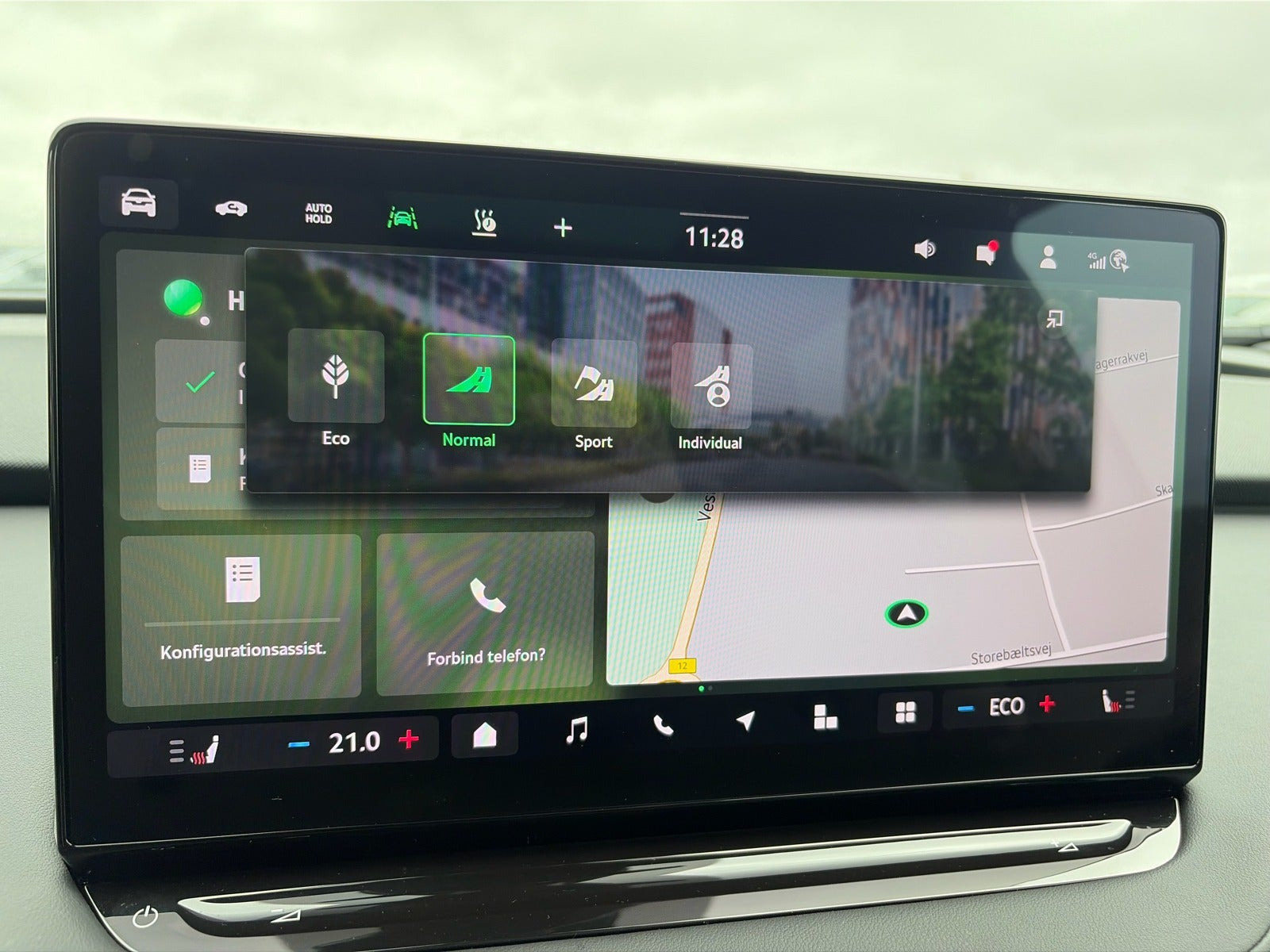 Grå Skoda Enyaq fra 2025