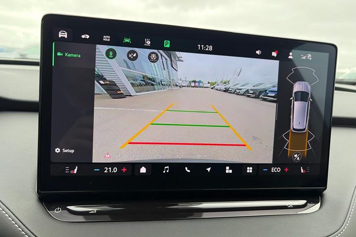 Grå Skoda Enyaq fra 2025