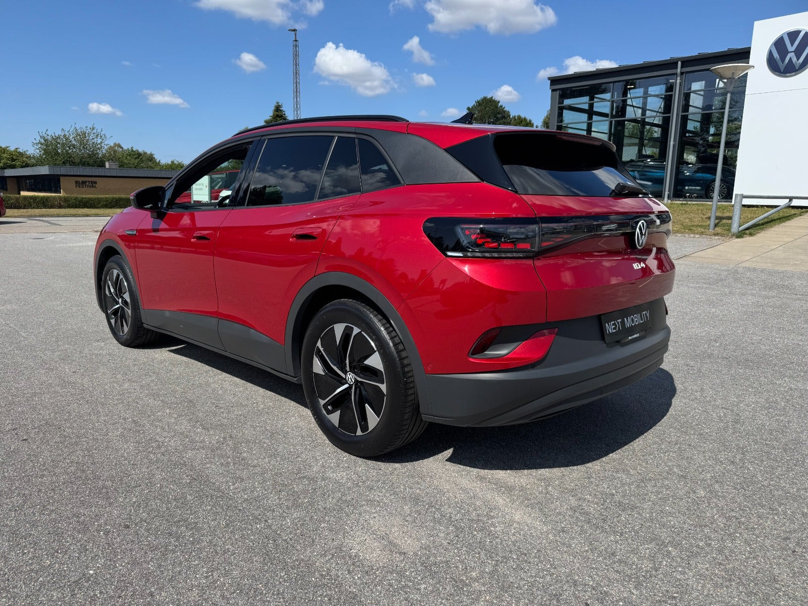 Rød VW ID.4 fra 2022