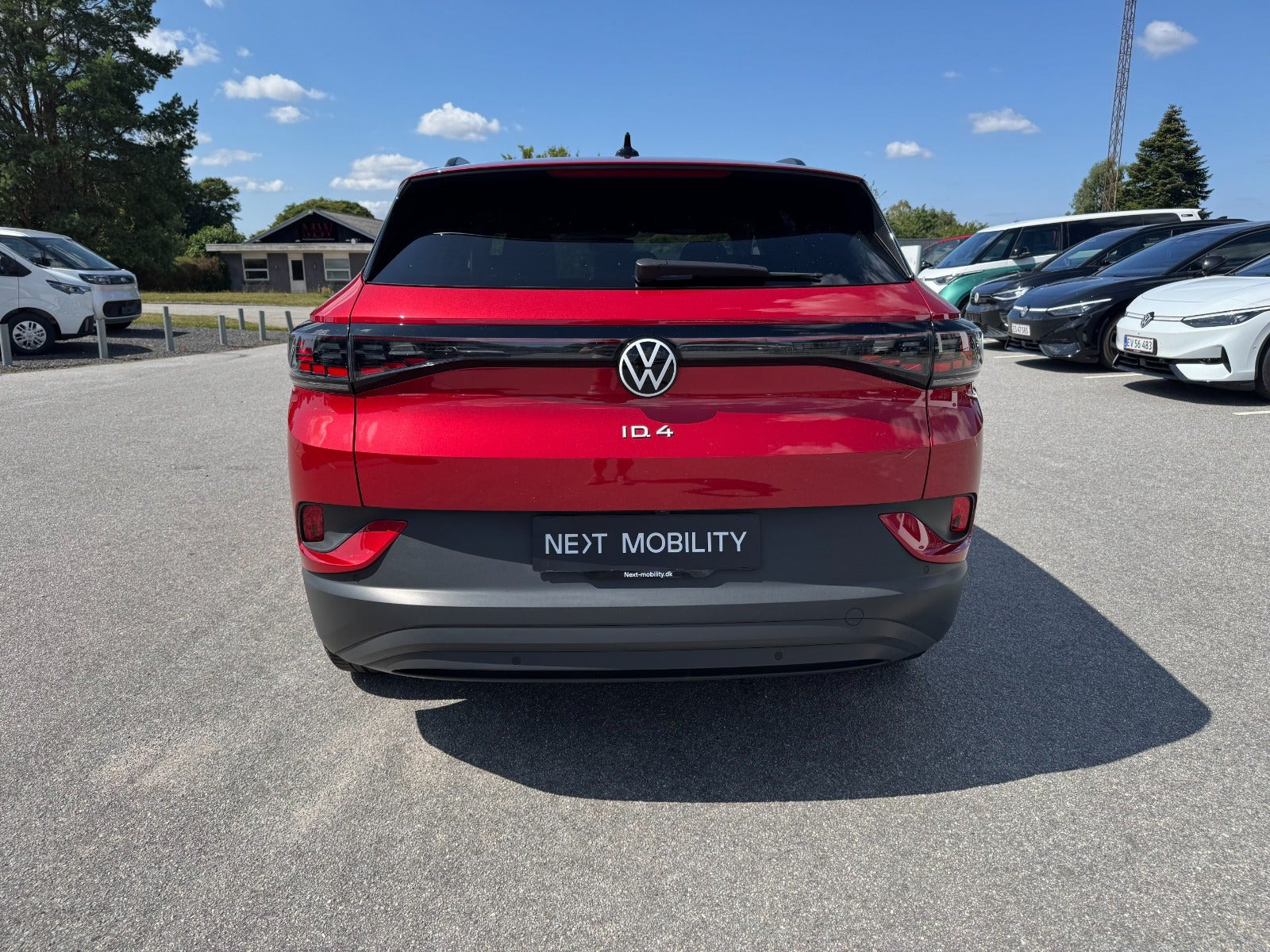 Rød VW ID.4 fra 2022
