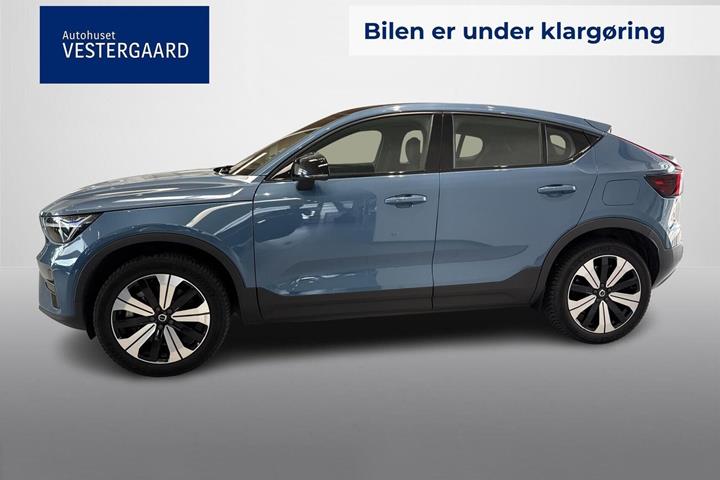 Blå Volvo C40 fra 2023