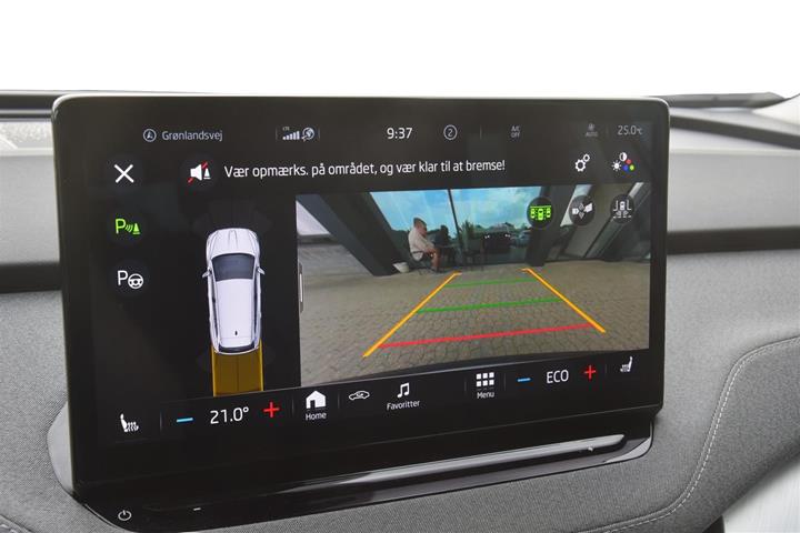 Grå Skoda Enyaq fra 2023