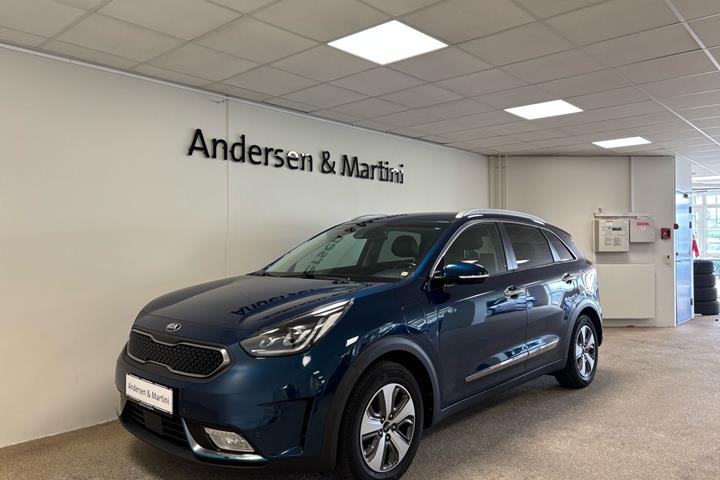 Blå Kia Niro fra 2018