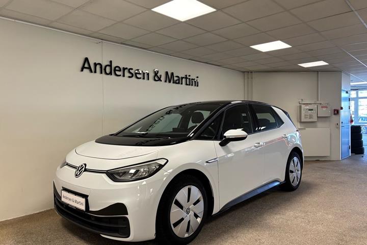 Hvid VW ID.3 fra 2021