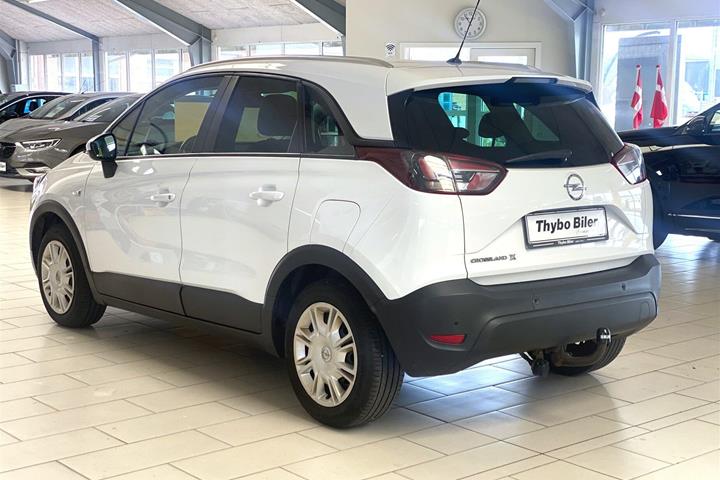 Hvid Opel Crossland X fra 2019