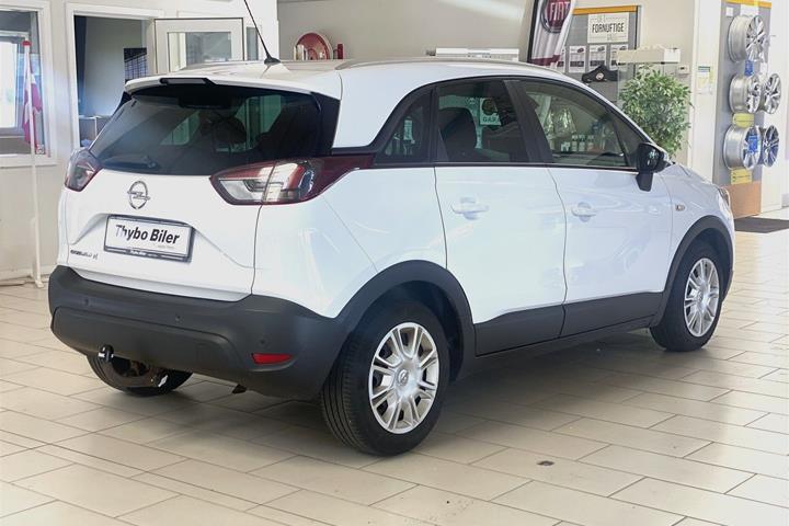 Hvid Opel Crossland X fra 2019